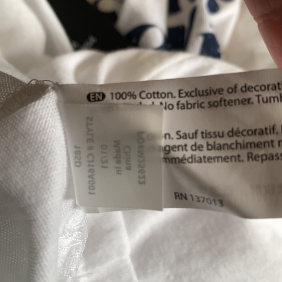 WILDFOX TShirt Bikinis and Bellinis White Crewneck Top size S NEW - Picture 10 of 10